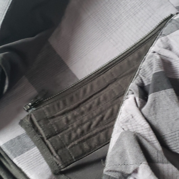 All Saints Lima Plaid One Shoulder Dress 8 - Picture 7 of 8